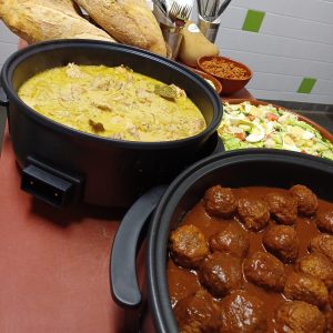 Partypan "Kip" in Dijonsaus